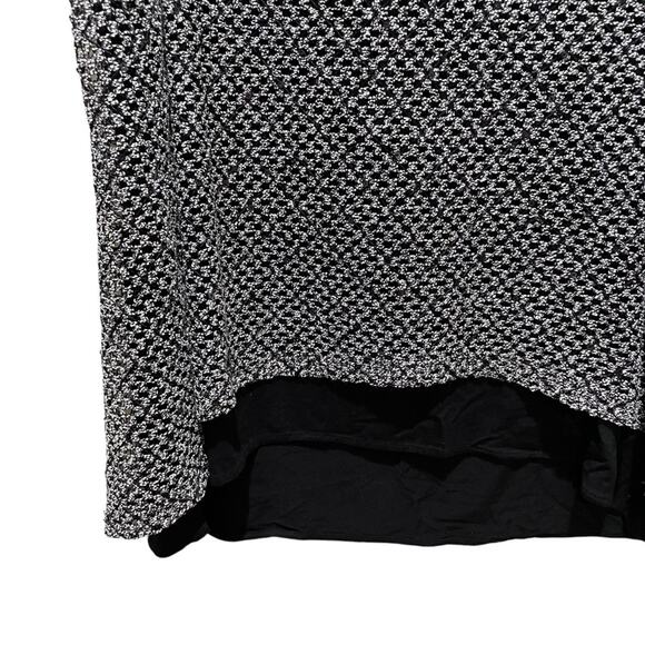 INC International Concepts Layered Sleeveless Top Sequin Split Back Large - Picture 3 of 9